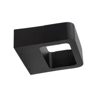 Outdoor wall light 10W – black, IP54, warm LED - Image 9