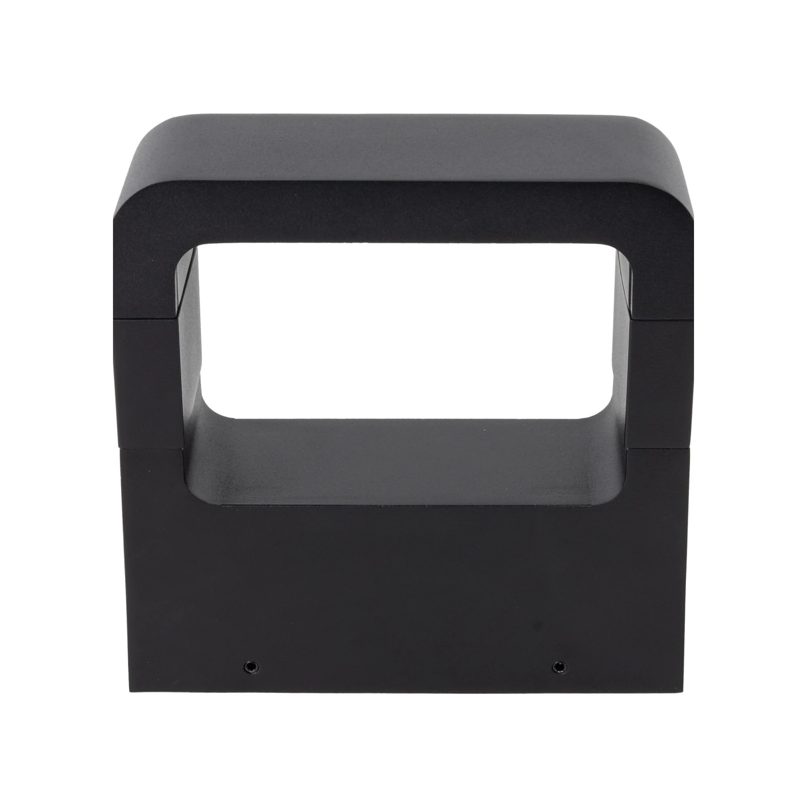 Outdoor wall light 10W – black, IP54, warm LED