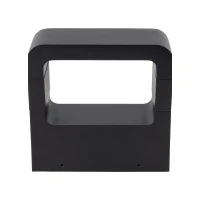 Outdoor wall light 10W – black, IP54, warm LED - Image 12