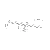 Picture wall light 20W – white, wide LED beam - Image 9