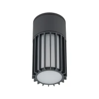Outdoor ceiling light 1 x E27 – cylindrical, grey, IP54 - Image 5
