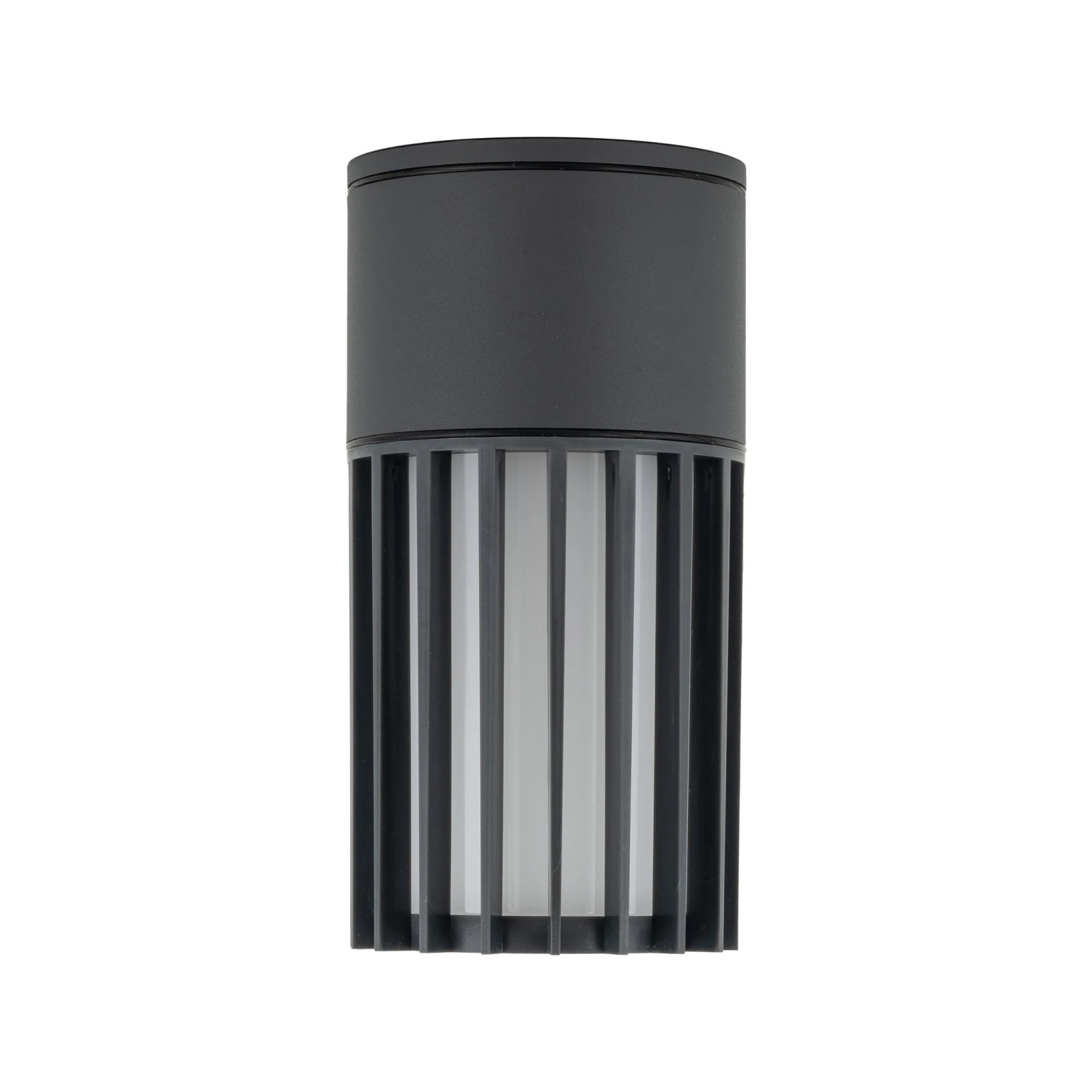 Outdoor ceiling light 1 x E27 – cylindrical, grey, IP54
