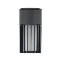 Outdoor ceiling light 1 x E27 – cylindrical, grey, IP54 - Image 9