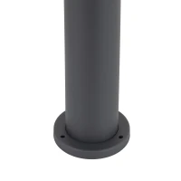 Outdoor floor light 1 x E27 – cylindrical, grey, IP54 - Image 5