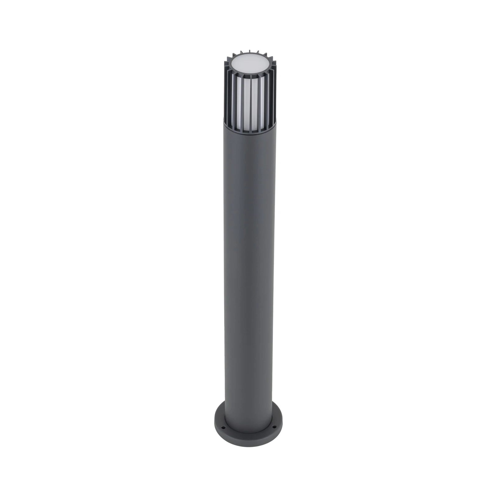 Outdoor floor light 1 x E27 – cylindrical, grey, IP54