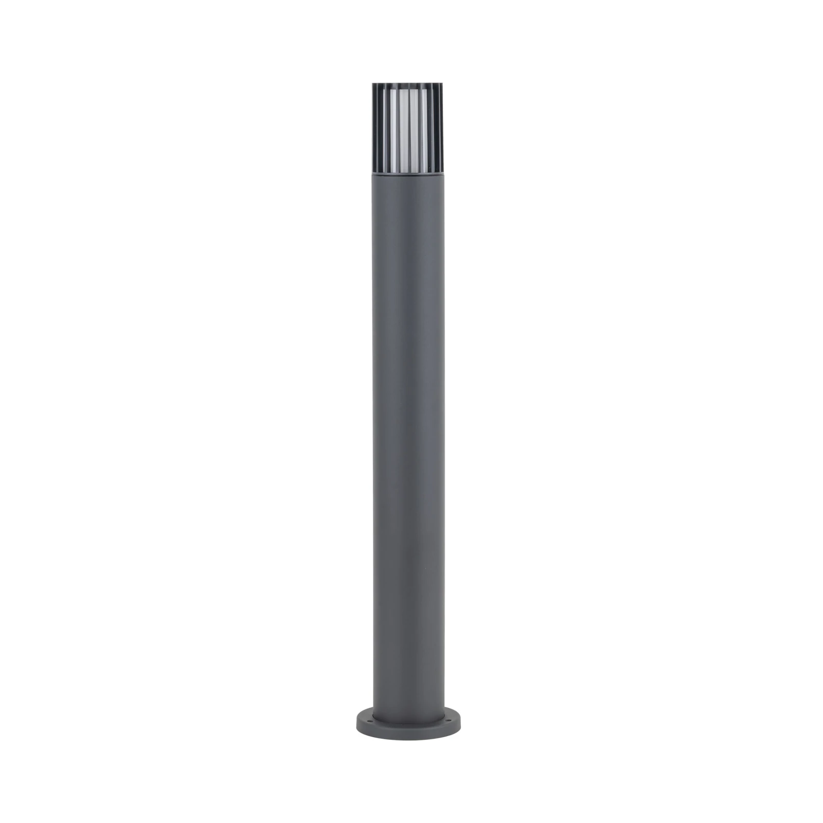 Outdoor floor light 1 x E27 – cylindrical, grey, IP54