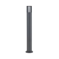 Outdoor floor light 1 x E27 – cylindrical, grey, IP54 - Image 9