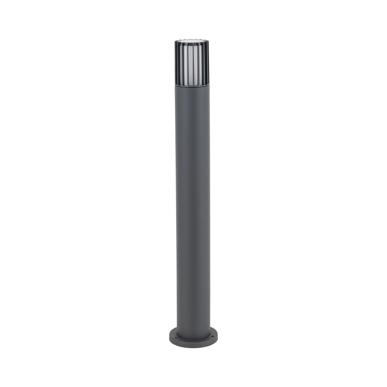 Outdoor floor light 1 x E27 – cylindrical, grey, IP54