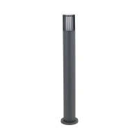 Outdoor floor light 1 x E27 – cylindrical, grey, IP54 - Image 2