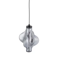 LED pendant light 8 W – diamond glass, black, warm white - Image 4
