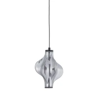 LED pendant light 8 W – diamond glass, black, warm white - Image 6