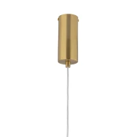 Pendant LED light 22 W – diamond glass, brass finish - Image 13