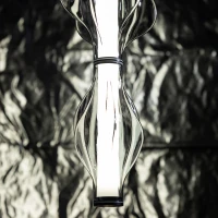 Pendant LED light 22 W – diamond glass, black finish - Image 13