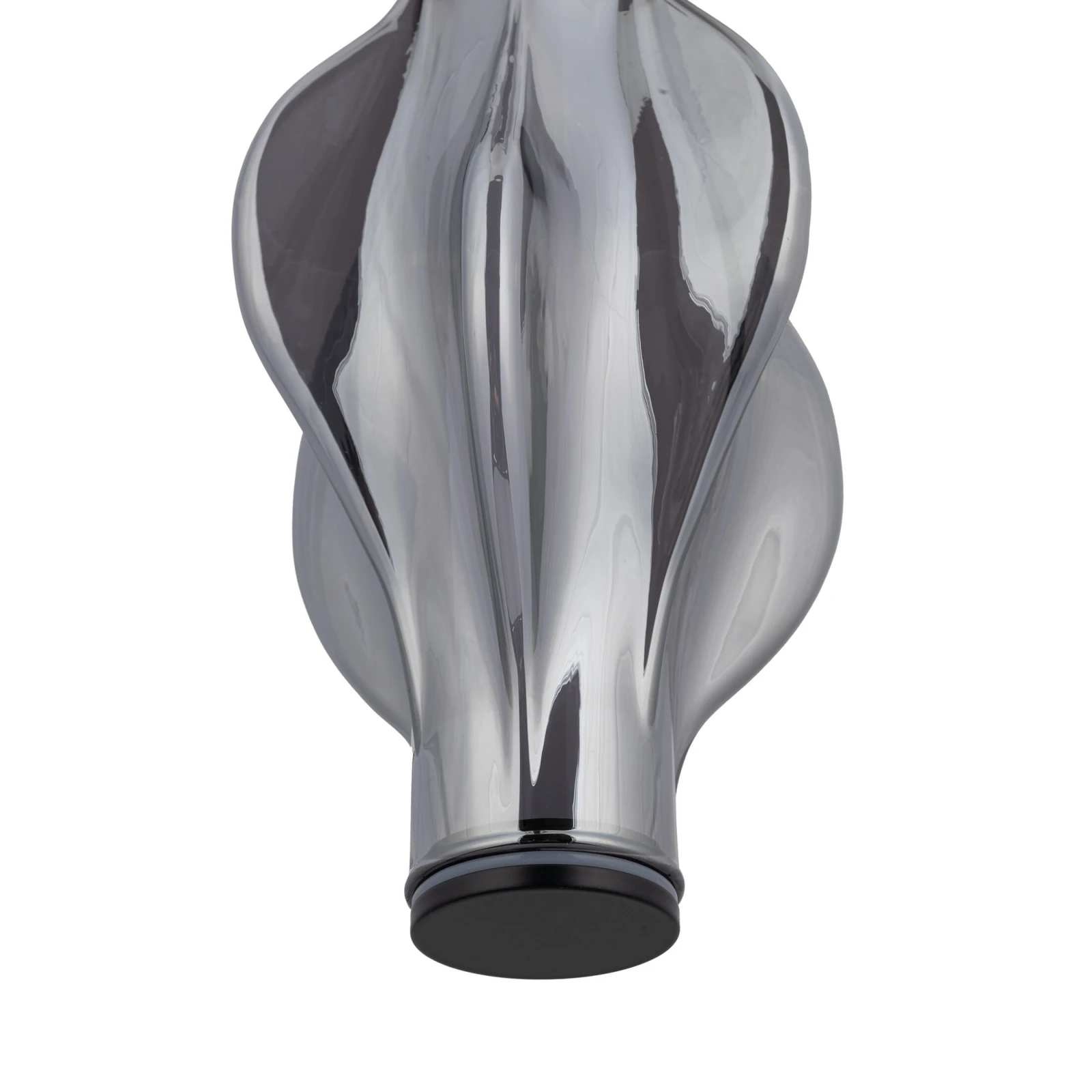 Pendant LED light 22 W – diamond glass, black finish