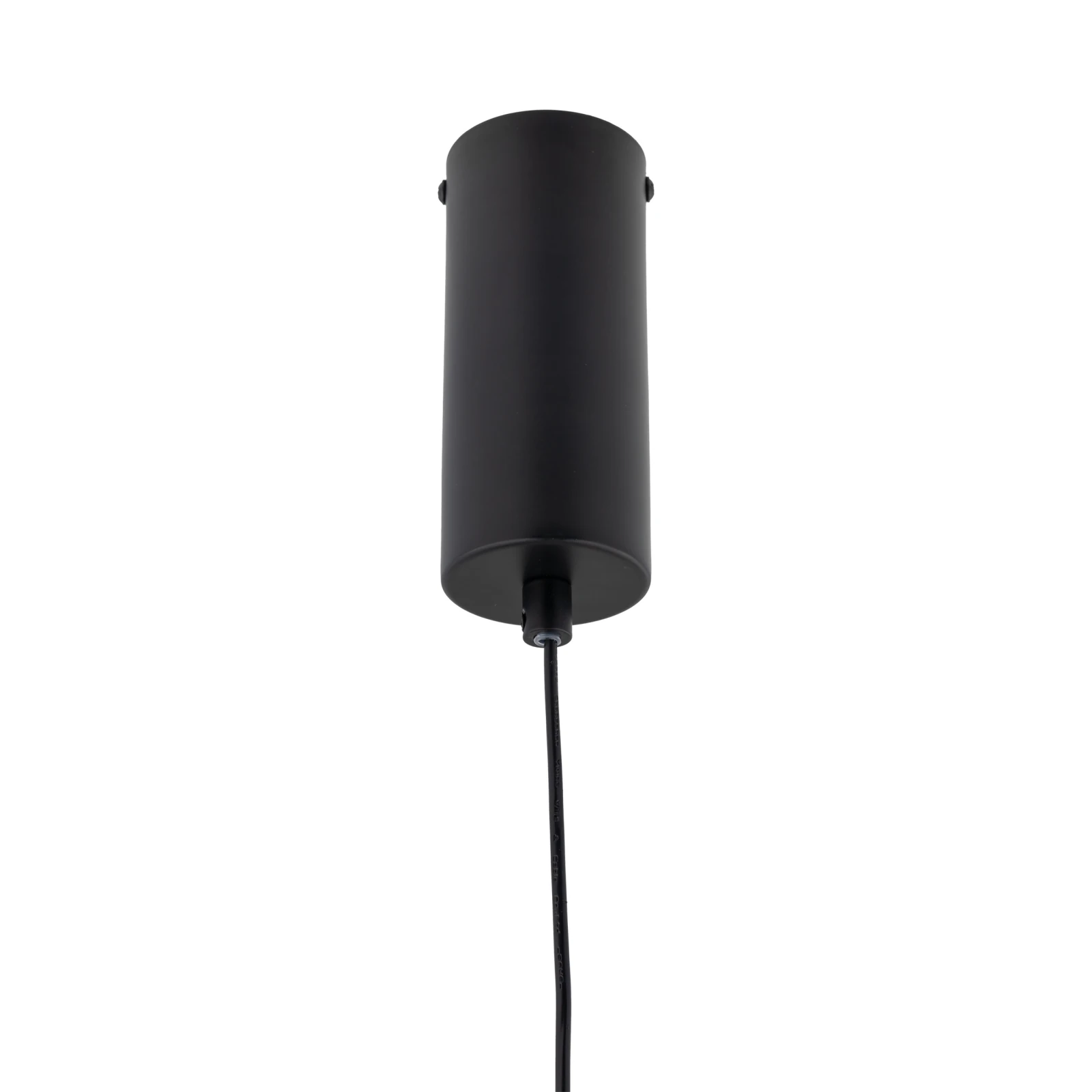 Pendant LED light 22 W – diamond glass, black finish