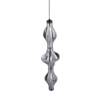 Pendant LED light 22 W – diamond glass, black finish - Image 18