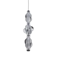 Pendant LED light 22 W – diamond glass, black finish - Image 19