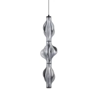 Pendant LED light 22 W – diamond glass, black finish - Image 20