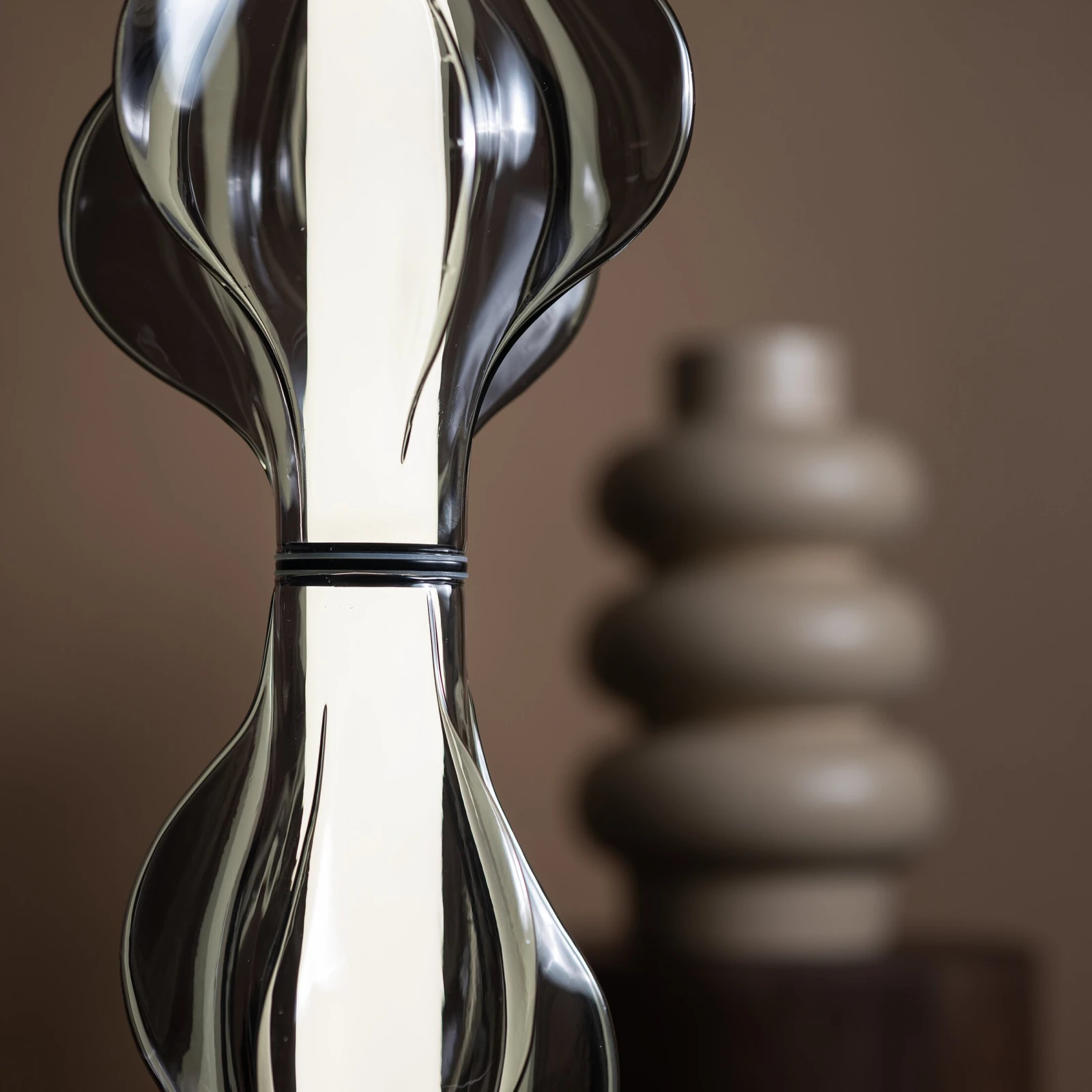 Pendant LED light 22 W – diamond glass, black finish