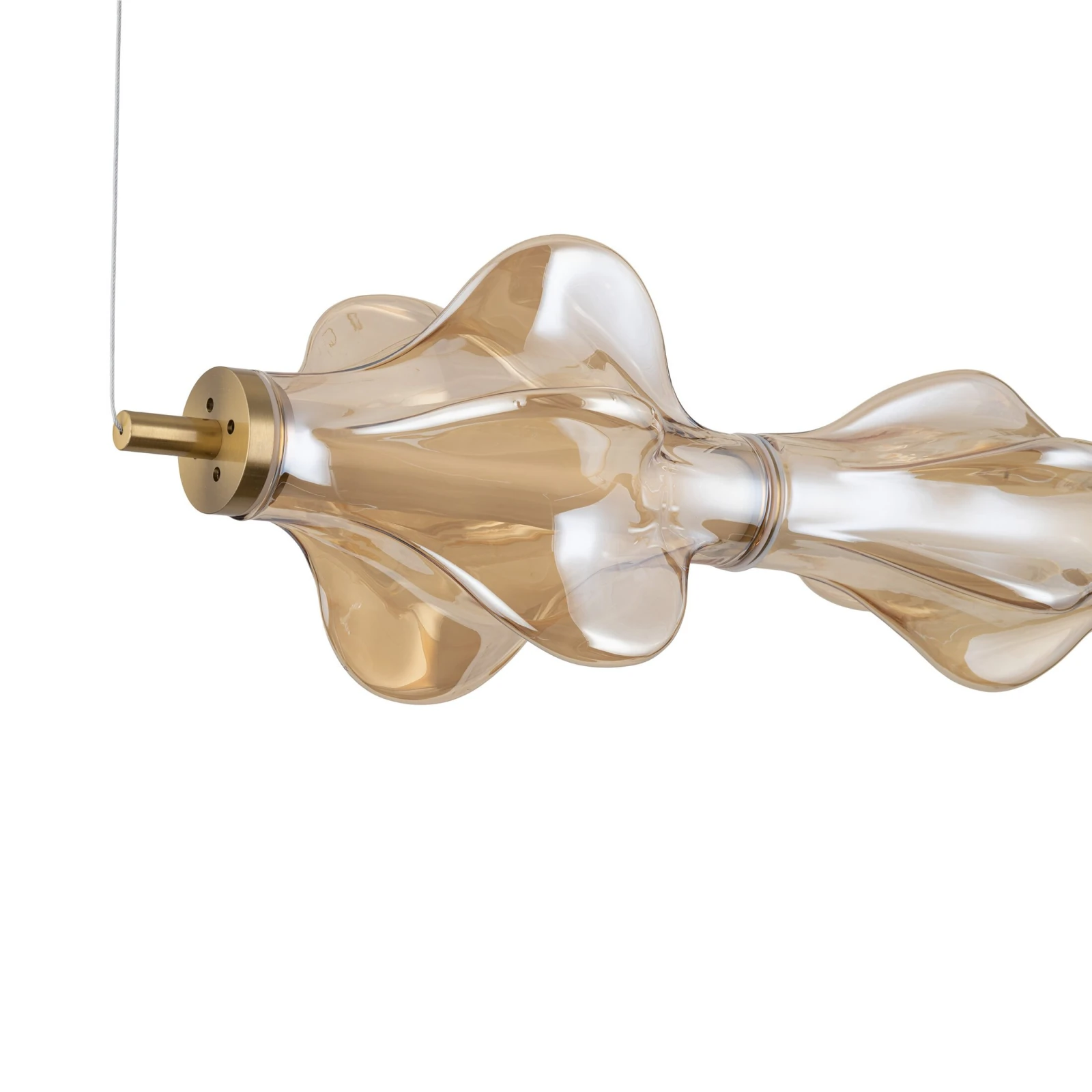 ELVA horizontalus pakabinamas LED šviestuvas 30 W, žalvario spalvos