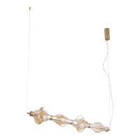 ELVA horizontalus pakabinamas LED šviestuvas 30 W, žalvario spalvos - Nuotrauka 16