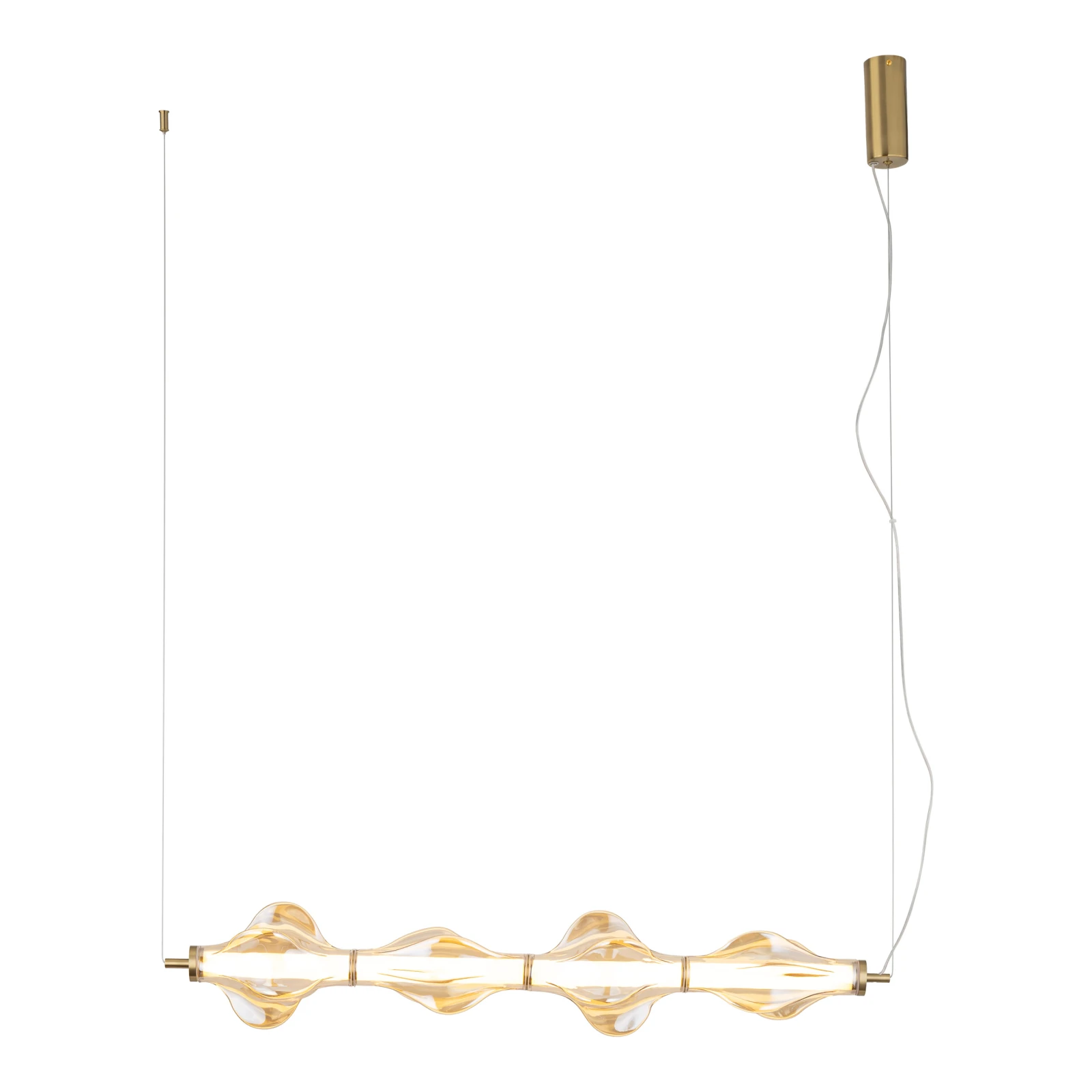 ELVA horizontalus pakabinamas LED šviestuvas 30 W, žalvario spalvos
