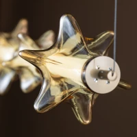ELVA horizontalus pakabinamas LED šviestuvas 30 W, žalvario spalvos - Nuotrauka 8