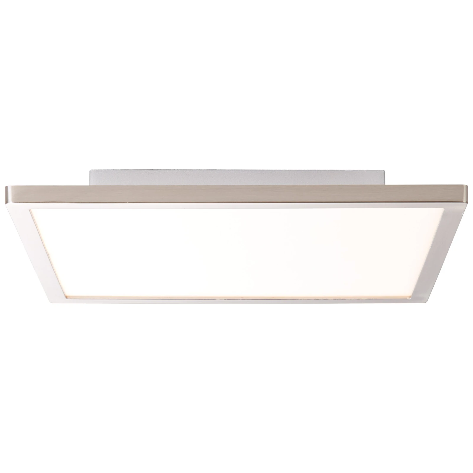 CERES ceiling LED light 10 W – round, white and chrome finish