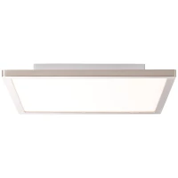 CERES ceiling LED light 10 W – round, white and chrome finish