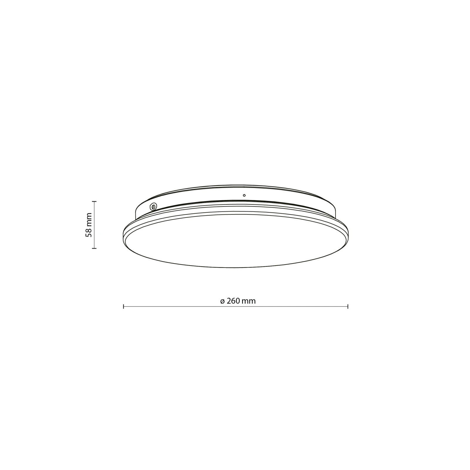 OYSTER LED plafonas 12 W, baltas, CCT