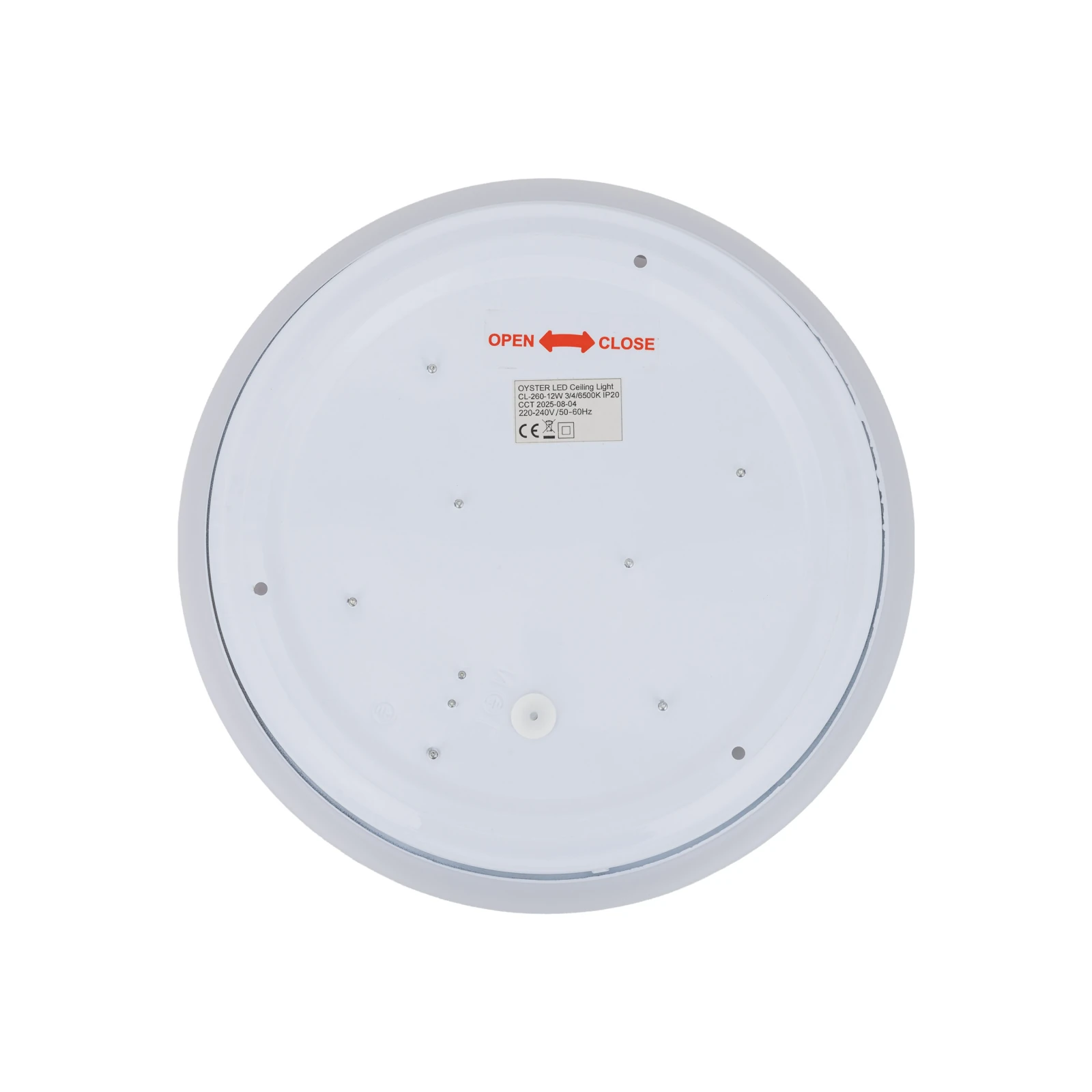 OYSTER LED plafonas 12 W, baltas, CCT