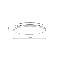 OYSTER LED plafonas 24 W, baltas, CCT - Nuotrauka 7