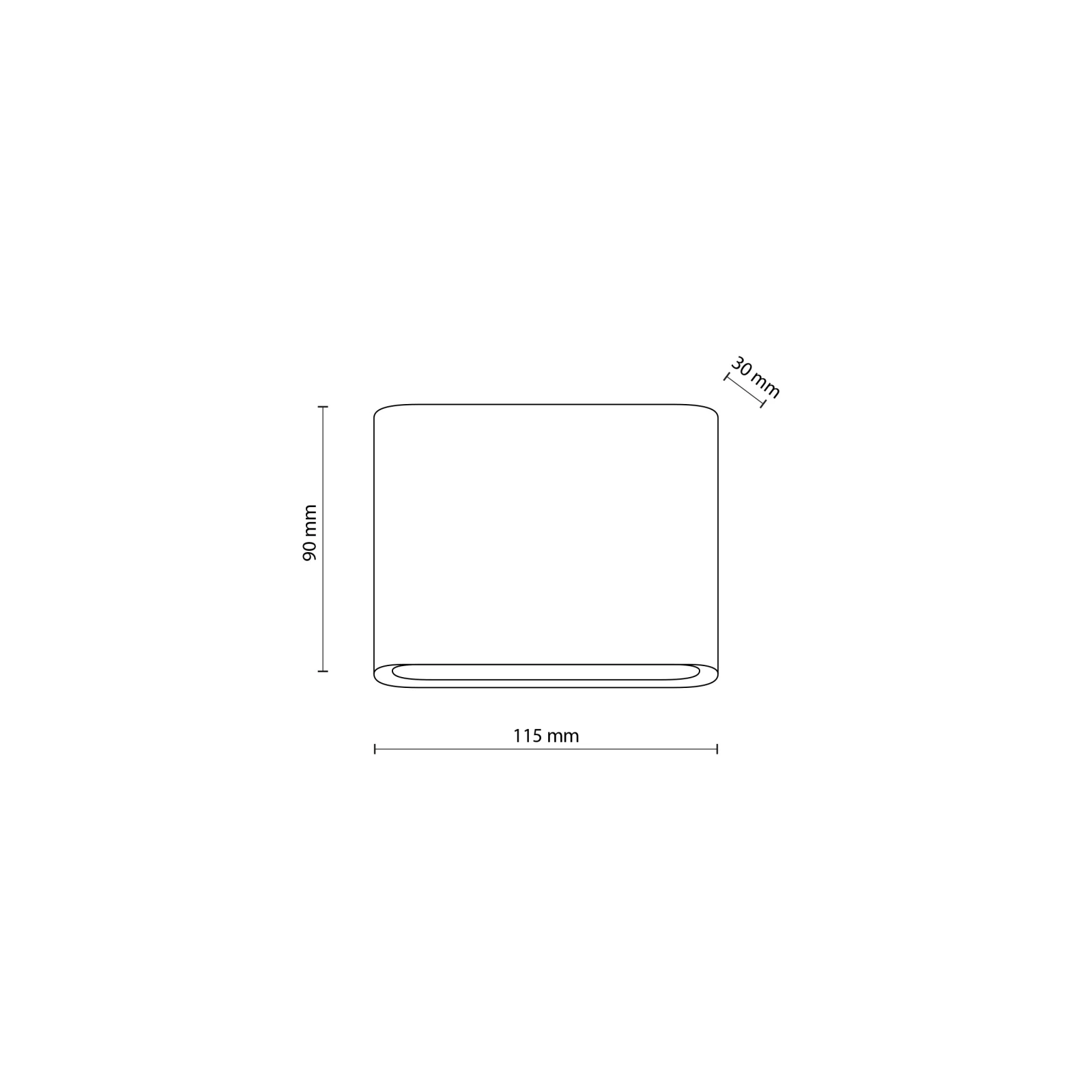 ARWENA S LED fasado šviestuvas 3 W, IP54