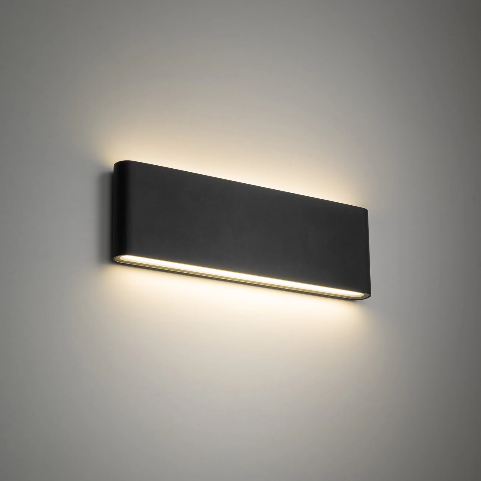 ARWENA L LED wall light 12 W, anthracite, IP54