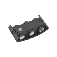 ARROW LED wall light 1 W, grey, six-point light, IP54 - Image 6