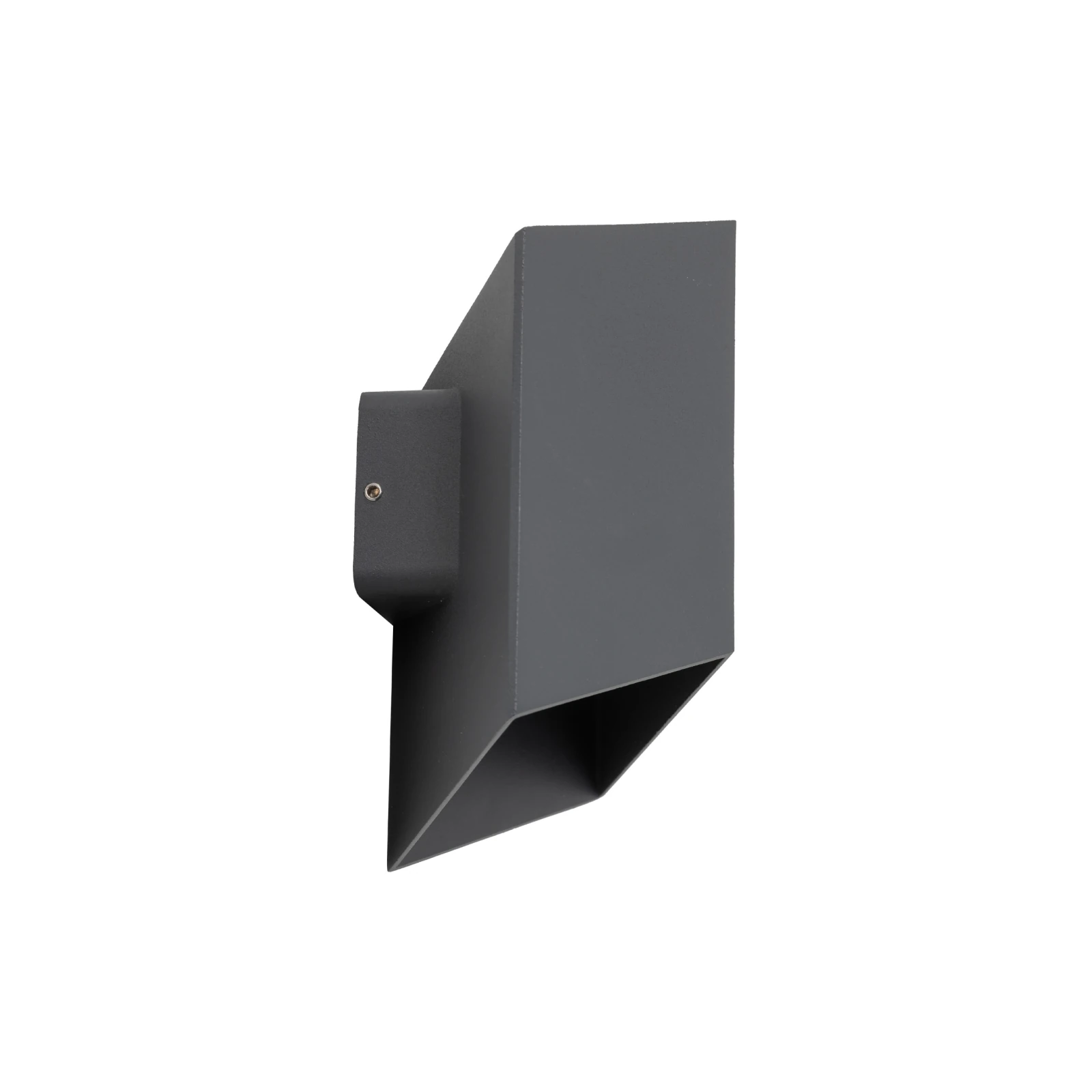 CUBE LED wall light 5 W, cube shape, anthracite, IP54