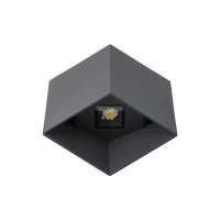 CUBE LED wall light 5 W, cube shape, anthracite, IP54 - Image 5