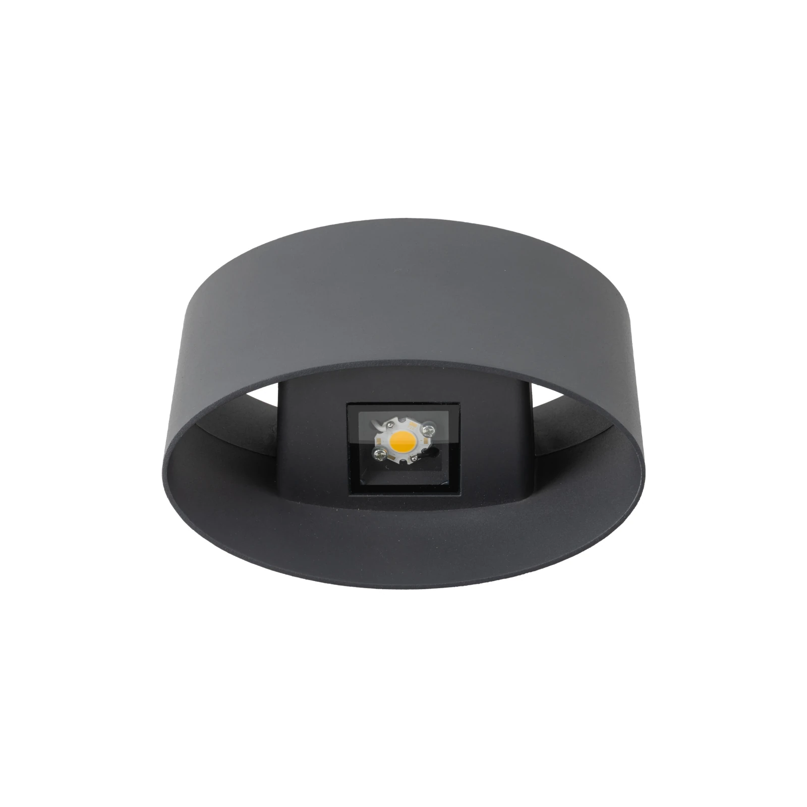 VERTO LED wall light 5 W, cylindrical, anthracite, IP54