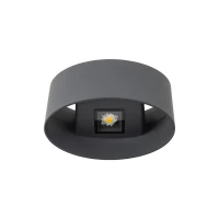 VERTO LED wall light 5 W, cylindrical, anthracite, IP54 - Image 6