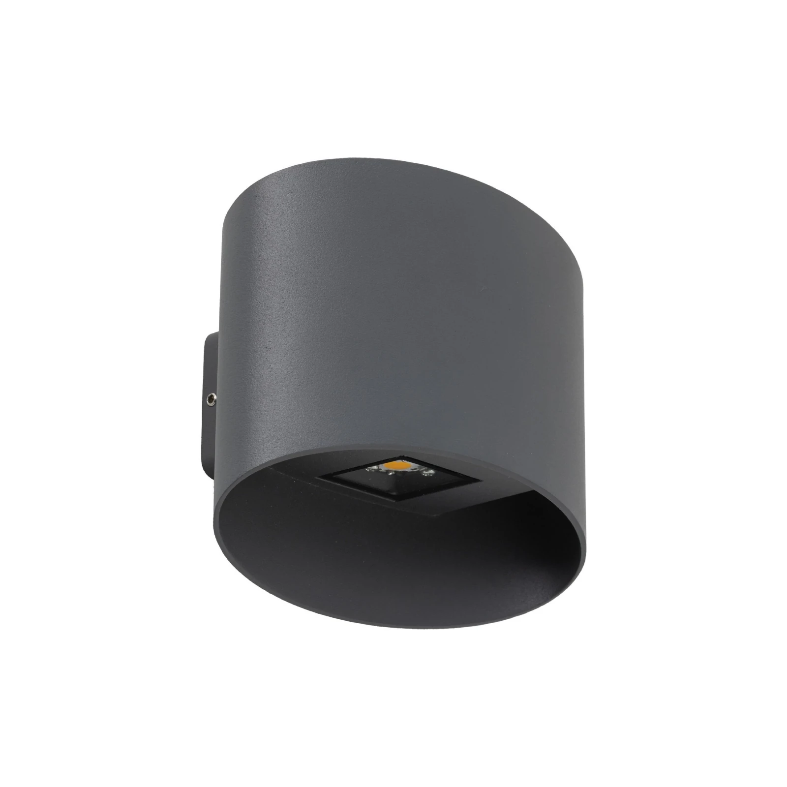 VERTO LED wall light 5 W, cylindrical, anthracite, IP54