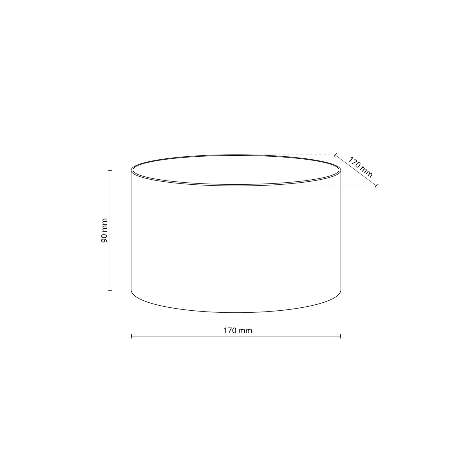 VERTO LED wall light 5 W, cylindrical, anthracite, IP54