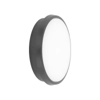 Lubinis LED šviestuvas SFERIS 18 W, pilkas, IP54 - Nuotrauka 2