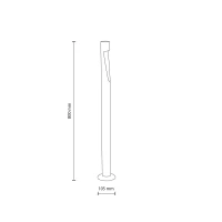 Lauko pastatomas šviestuvas SENA L LED 5 W, antracito spalvos, IP65 - Nuotrauka 10