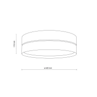 Ceiling light 4xE27 – round, beige, rattan shades - Image 5