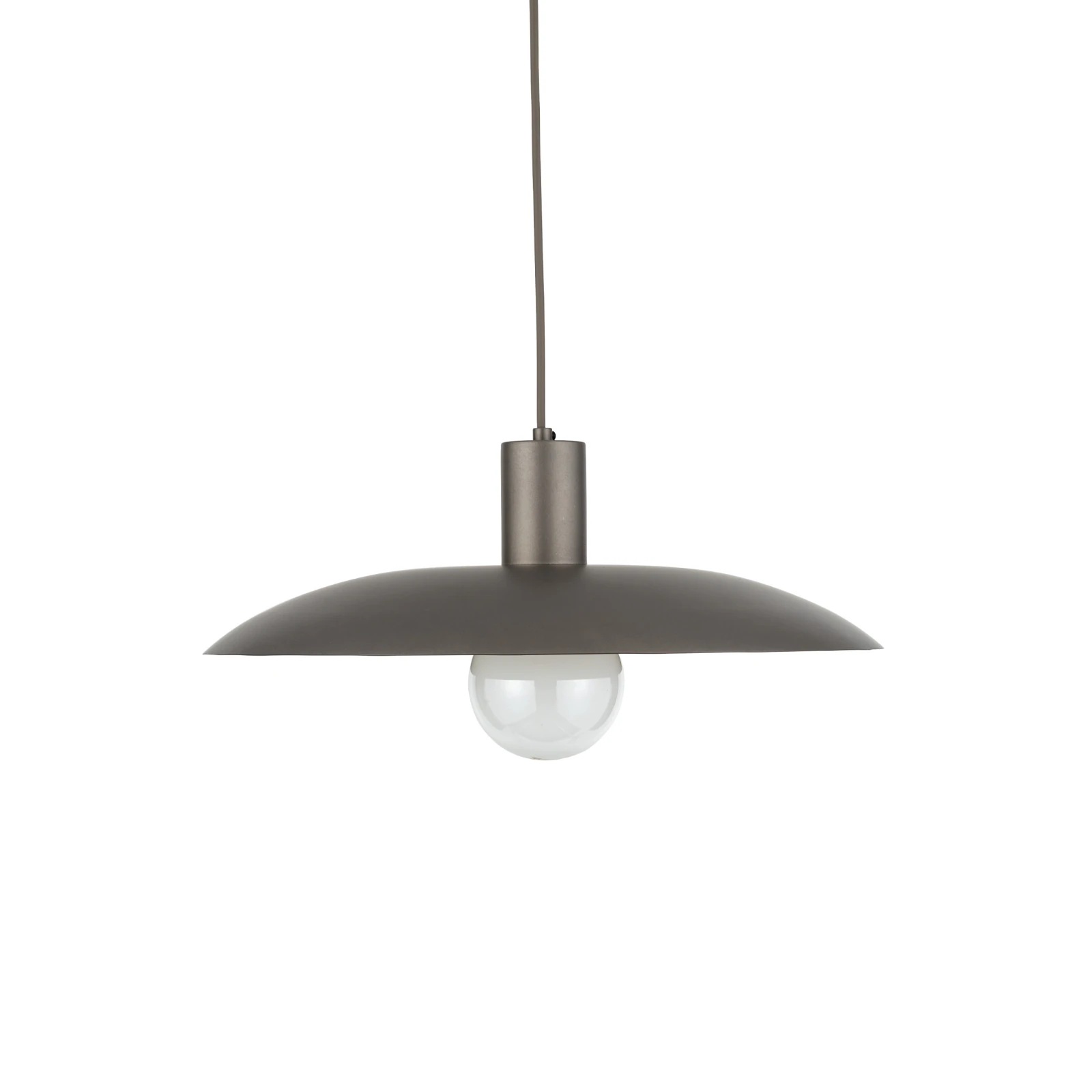 Pendant light ASTRA – brown, 1xE27, modern accent