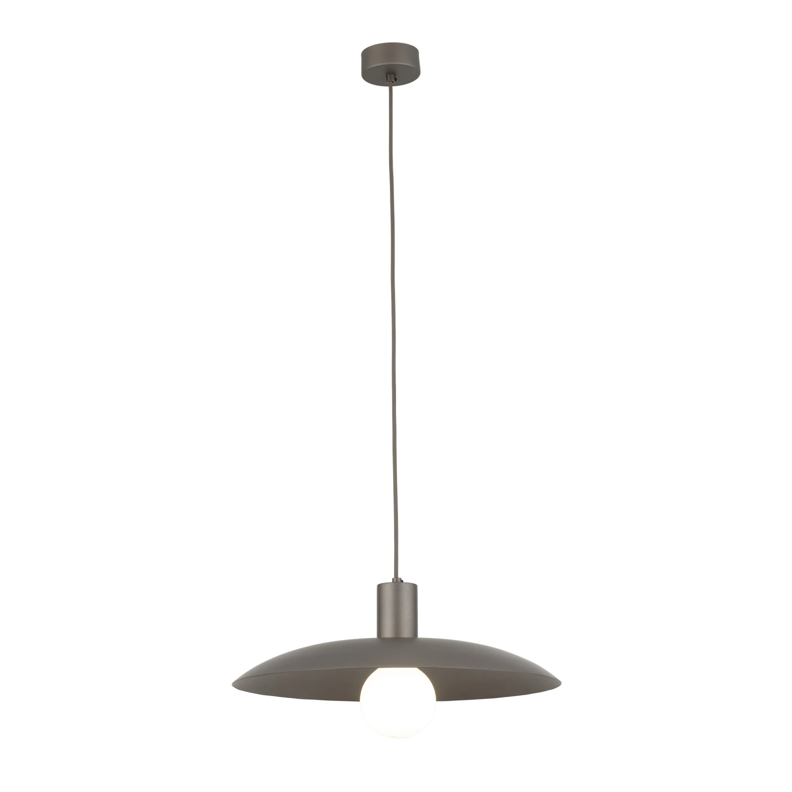 Pendant light ASTRA – brown, 1xE27, modern accent
