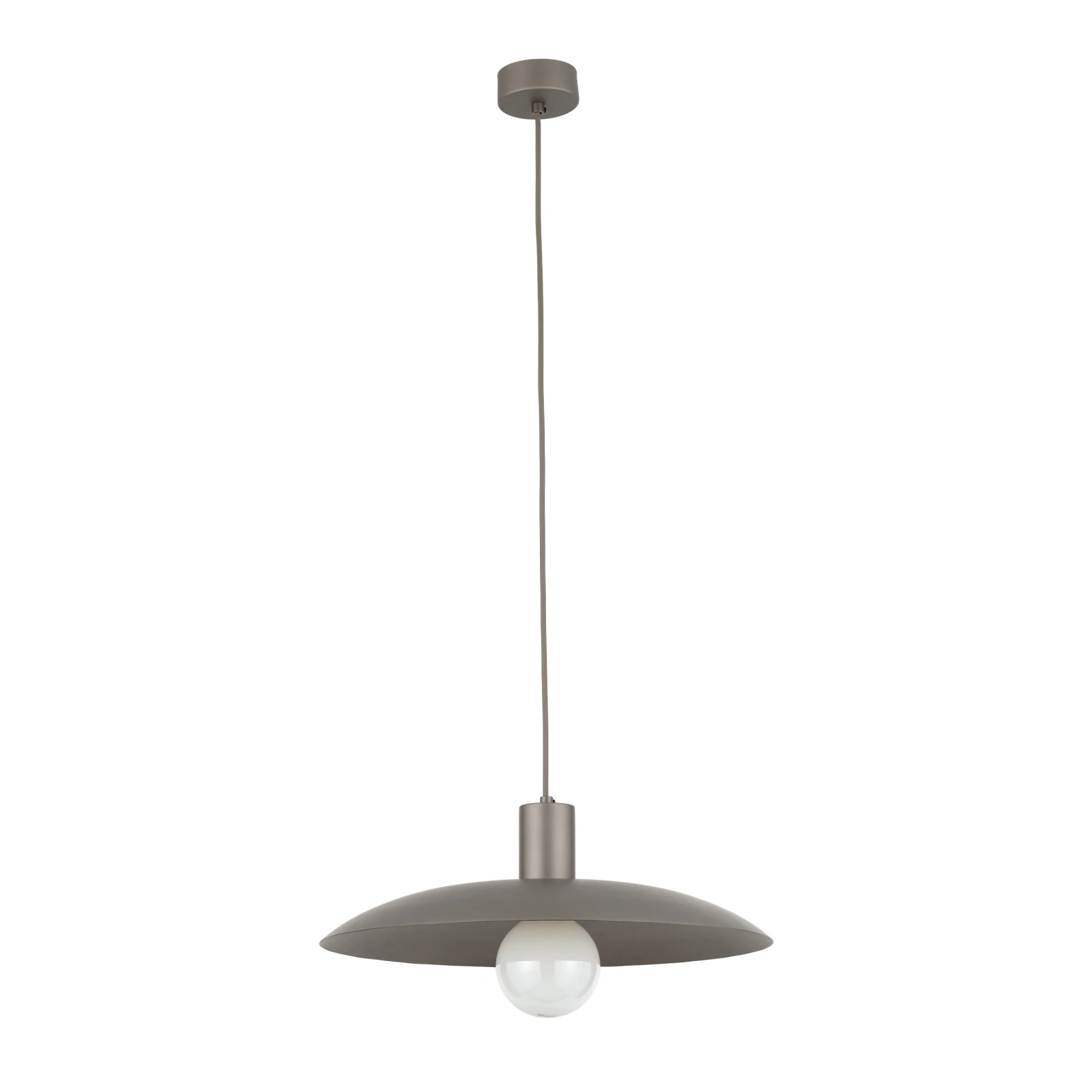 Pendant light ASTRA – brown, 1xE27, modern accent