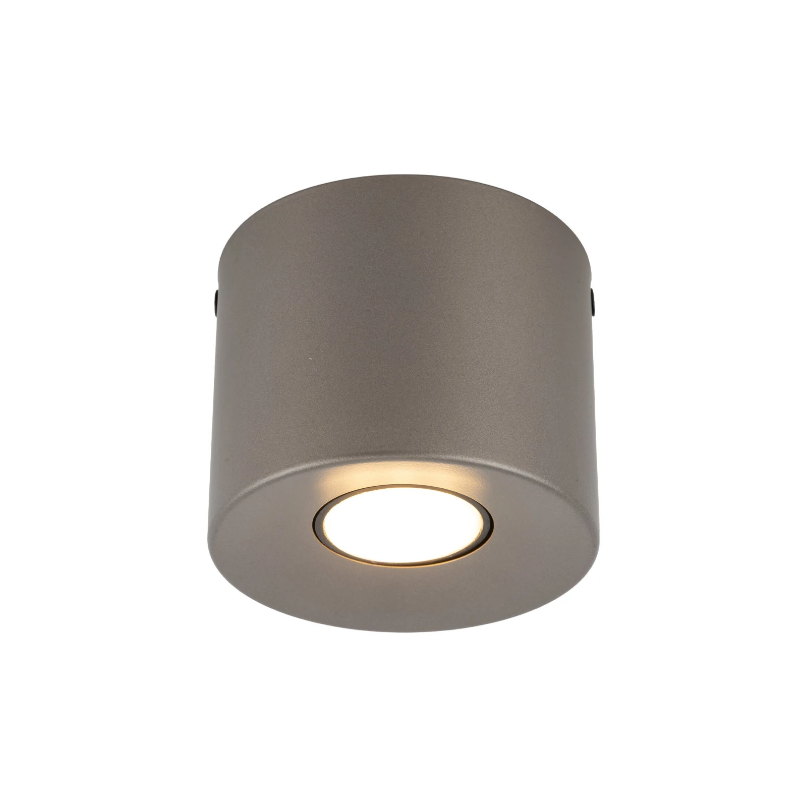 Ceiling light ORION S – cylinder, brown, GU10
