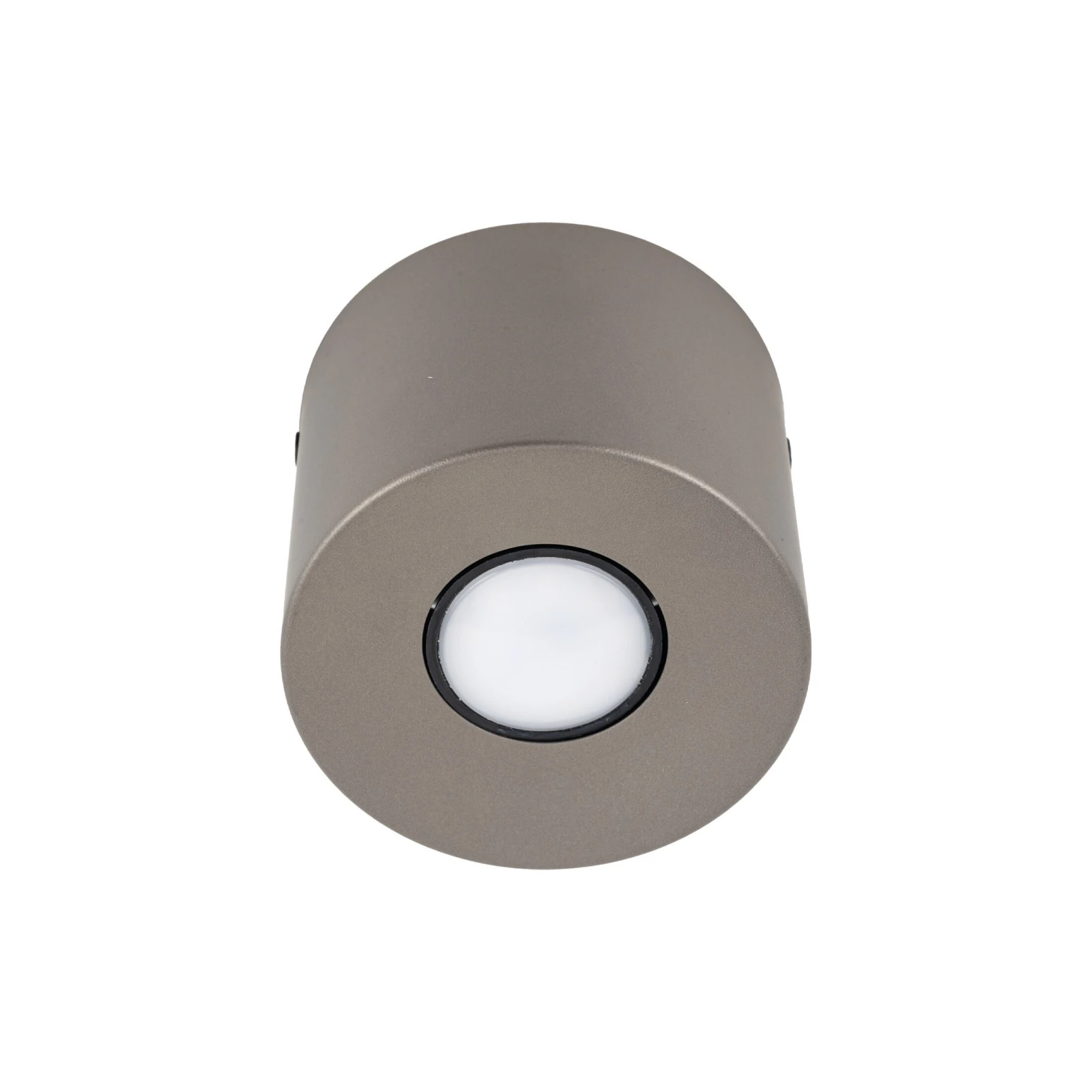 Ceiling light ORION S – cylinder, brown, GU10
