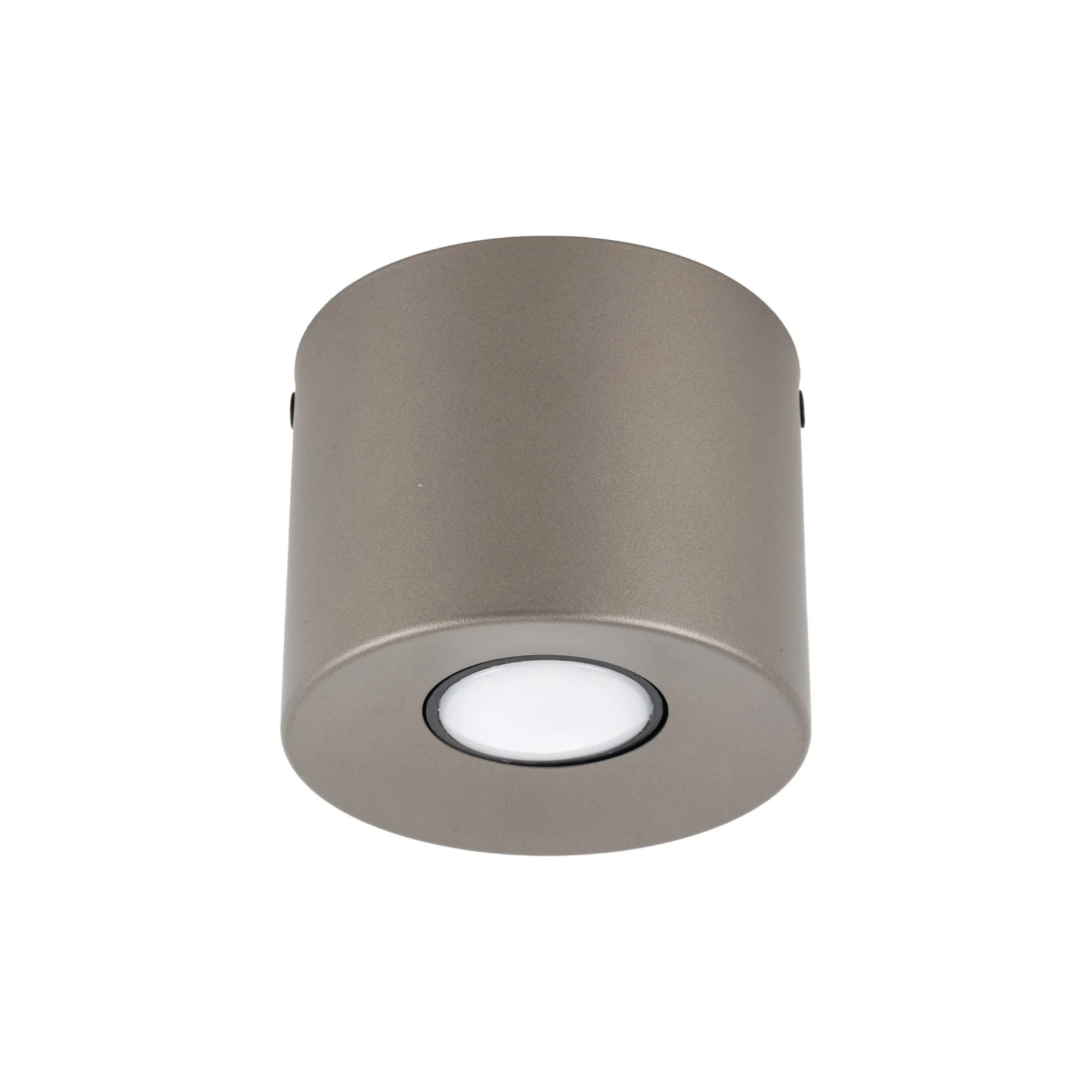 Ceiling light ORION S – cylinder, brown, GU10